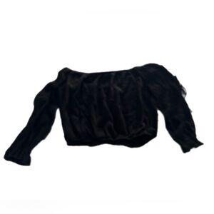 Ambiance black long sleeve top